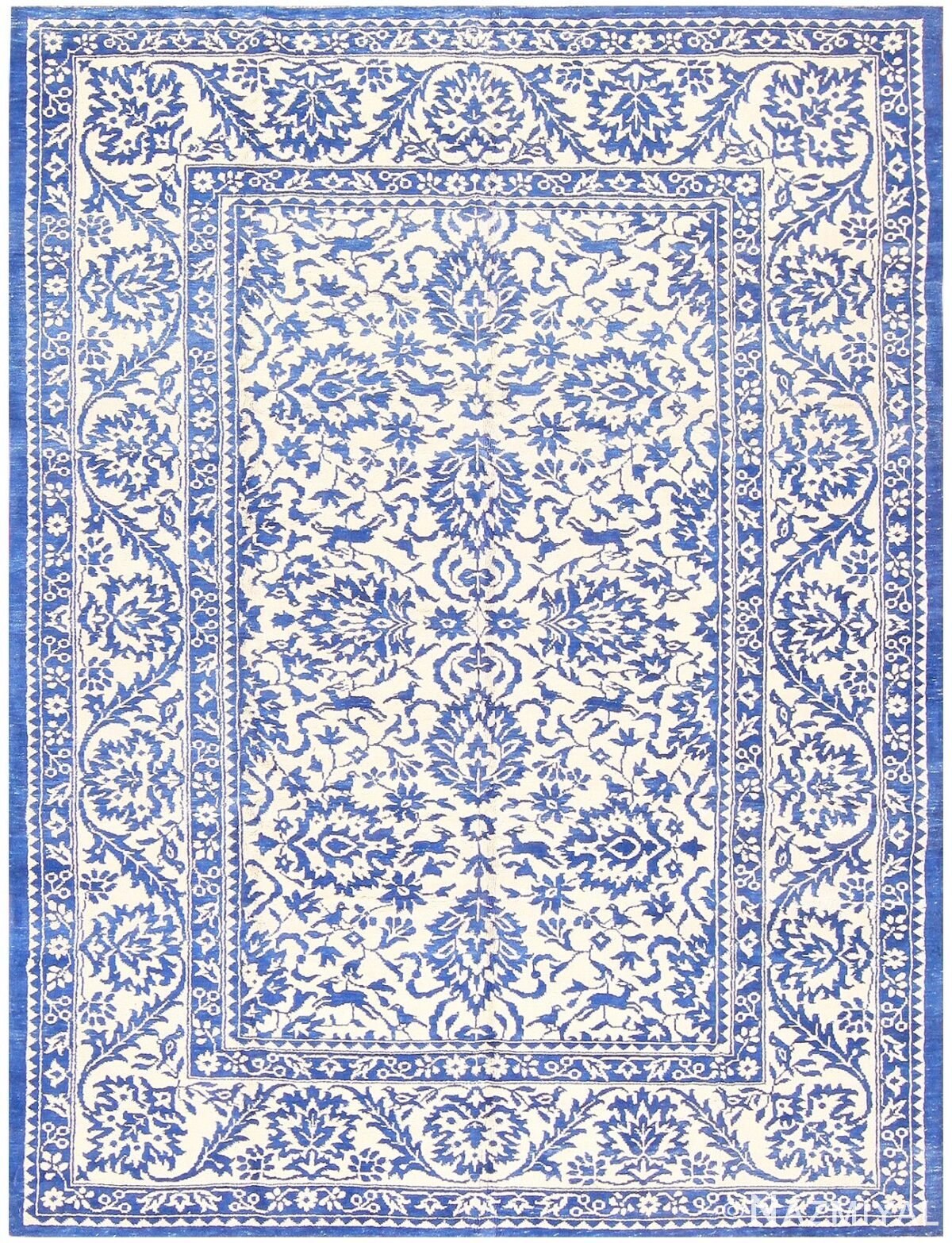 Vintage Cotton Indian Agra Rug 48375 Detail/Large View