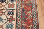 Antique Caucasian Kazak Runner 50048 Border Design Nazmiyal