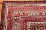 antique indian agra rug 50150 corner Nazmiyal