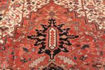 antique persian heriz rug 48318 top part Nazmiyal