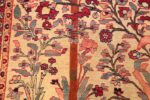 antique persian khorassan rug with tree of life design 50129 flower Nazmiyal