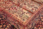 antique persian khorassan rug with tree of life design 50129 side Nazmiyal
