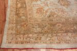 antique turkish oushak rug 50104 corner Nazmiyal
