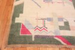 Corner Cotton Indian Art deco rug 48426 by Nazmiyal