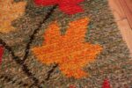 Detail Vintage Scandinavian Rya rug 48425 by Nazmiyal