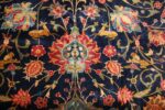 fine antique indian agra rug 48294 flower Nazmiyal