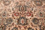 Fine Ivory Antique Persian Tabriz Rug 50155 Four Design Nazmiyal