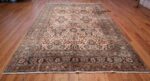 Fine Ivory Antique Persian Tabriz Rug 50155 Whole Design Nazmiyal