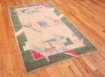 Full Cotton Indian Art deco rug 48426 by Nazmiyal