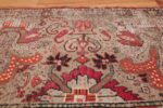 Shabby Chic 18th Century Antique Deccan Indian Rug 42106 Half Design Nazmiyal