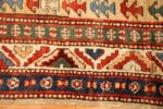 vintage caucasian shahsavan rug 48372 border Nazmiyal