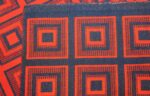 vintage double sided swedish kilim 48428 blue weave Nazmiyal
