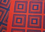 vintage double sided swedish kilim 48428 red weave Nazmiyal