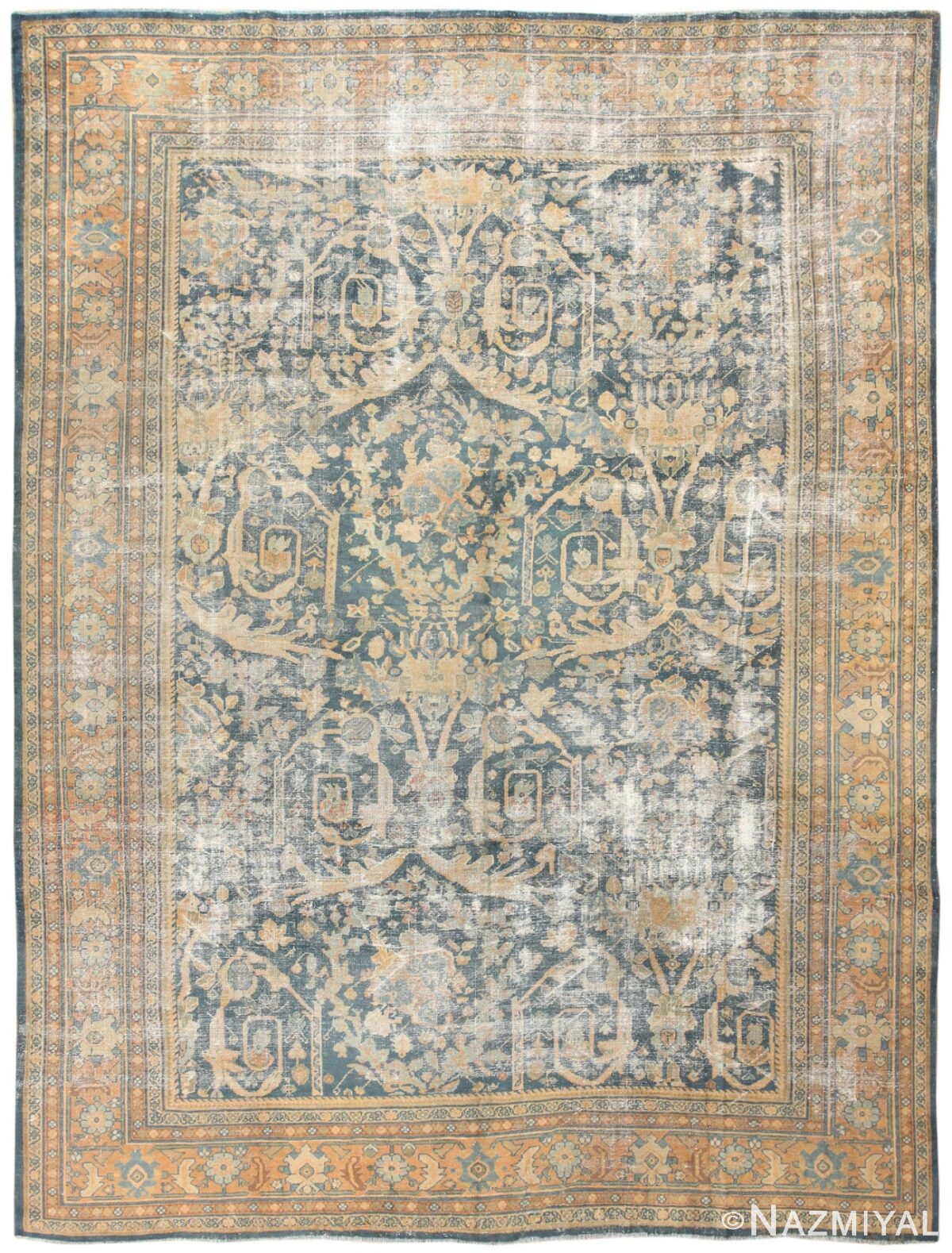 Antique “Shabby Chic” Persian Sultanabad Rug 42910 Detail/Large View