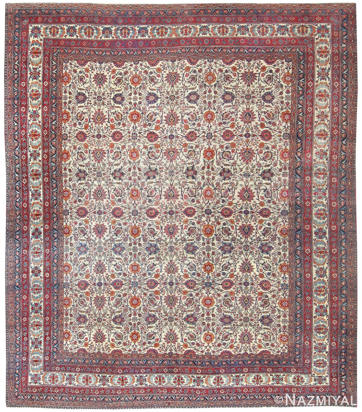 Antique Persian Kerman Carpet Circa 1880, 50075 Detail/Large View
