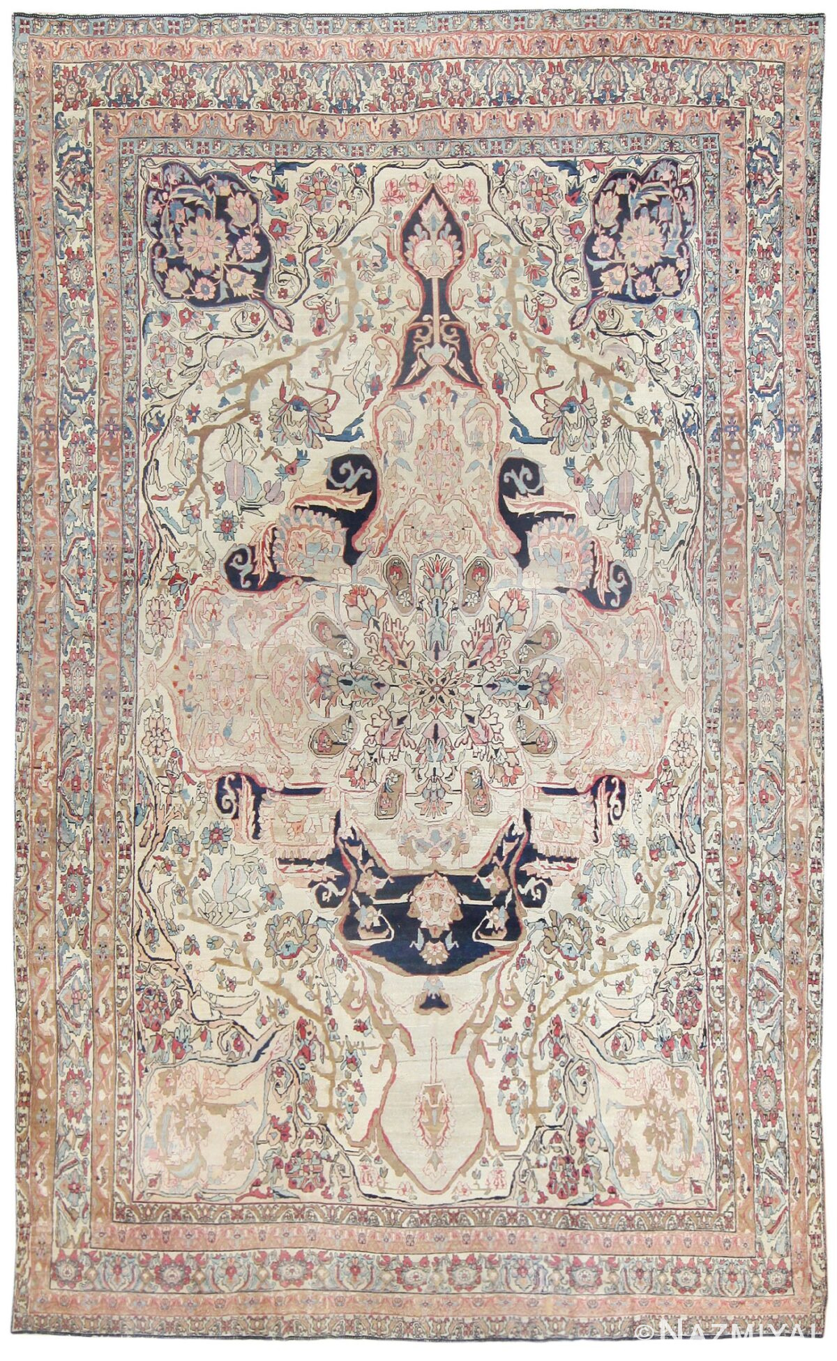 Antique Persian Kerman Rug Circa 1880 50106 Nazmiyal