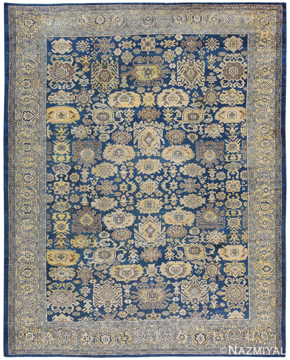 Antique Persian Sultanabad Rug #50097 by Nazmiyal Antique Rugs