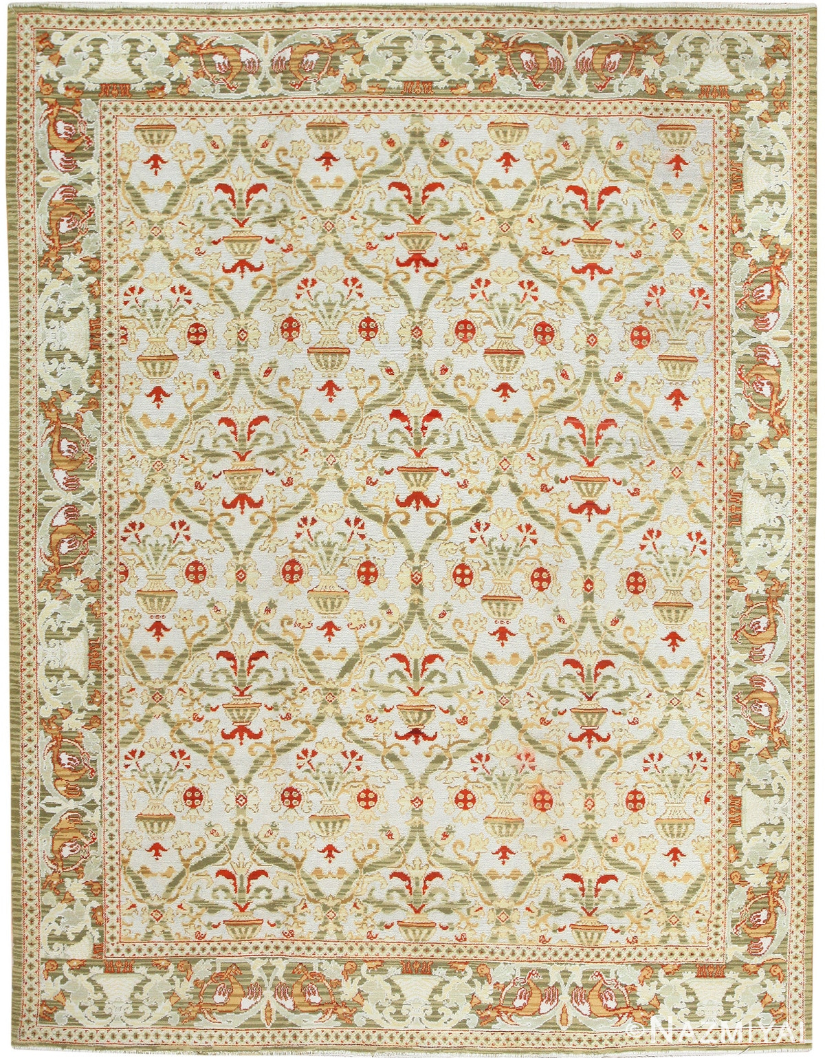 Antique Spanish Carpet 50080 Detail/Large View