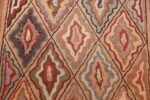 antique american hooked rug 50108 design Nazmiyal