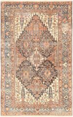 Antique Bakhtiari Persian Carpet 50136 Nazmiyal