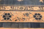 antique blue chinese rug 50148 border Nazmiyal