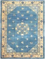 Antique Blue Chinese Rug 50148 Detail/Large View