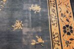 antique blue chinese rug 50148 shabby Nazmiyal