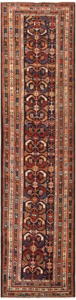 Antique Malayer Persian Runner Rug 48464 Nazmiyal