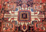 antique persian heriz rug 48468 medallion Nazmiyal