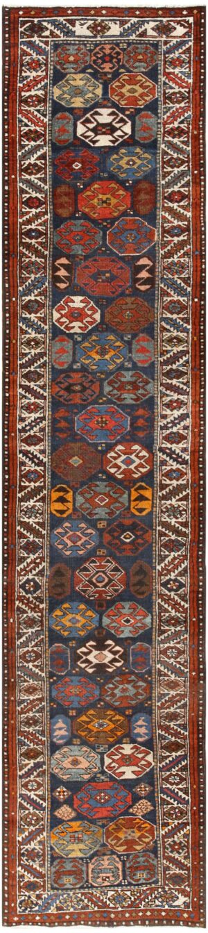 Antique Persian Heriz Runner #48465 by Nazmiyal Antique Rugs