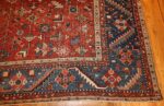 antique persian heriz serapi rug 48466 border Nazmiyal