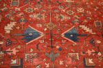 antique persian heriz serapi rug 48466 field Nazmiyal