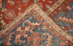 antique persian heriz serapi rug 48466 weave Nazmiyal