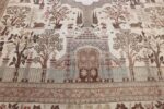 antique persian palace scene tabriz rug 50074 gate Nazmiyal