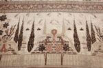 antique persian palace scene tabriz rug 50074 top Nazmiyal