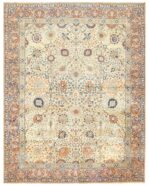 Antique Persian Tabriz Rug 50176 Detail/Large View