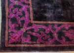 art deco chinese rug with dragon border 50101 corner Nazmiyal