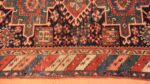 Border antique shabby chic Karajeh Persian carpet 48463 by Nazmiyal