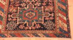 Corner antique shabby chic Karajeh Persian carpet 48463 by Nazmiyal