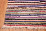 Corner Vintage Swedish rag runner rug 46659 by Nazmiyal