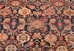 Detail Antique room sized Persian Farahan carpet 50149 by Nazmiyal