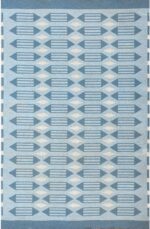 double sided vintage swedish carpet 48449 Nazmiyal