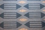 double sided vintage swedish carpet 48449 field Nazmiyal