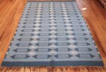 double sided vintage swedish carpet 48449 whole Nazmiyal