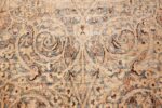 fine decorative antique shabby chic persian khorassan carpet 48404 center Nazmiyal