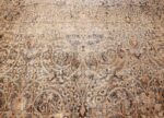 fine decorative antique shabby chic persian khorassan carpet 48404 dark field Nazmiyal