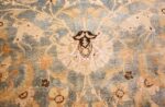 fine silk and wool antique persian tehran rug 48249 deer Nazmiyal