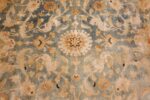 fine silk and wool antique persian tehran rug 48249 field Nazmiyal