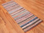 Full Vintage Scandinavian Swedish rag runner rug 46656 by Nazmiyal