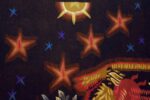 jean lurcat vintage tapestry 48486 sun Nazmiyal
